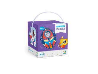 Puzzle 6in1, 2-3-4 elemente, Transport, Dodo