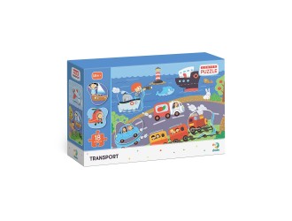 Puzzle Sorter Transport, 16 el. Dodo