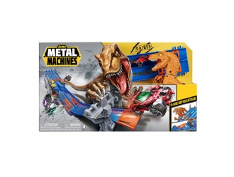 Set cu traseu si masina Metal Machines 4-Lane Raptor Attack, ZURU