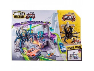 Pista cu traseu Metal Machines Spider Strike, ZURU
