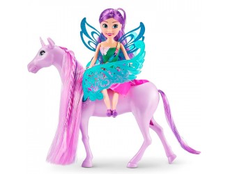 Papusa cu unicorn Sparkle Girlz, ZURU