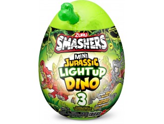 Figurina dinozaur surpriza in ou Smashers - Mini JURASSIC LIGHTUP DINO, T-Rex