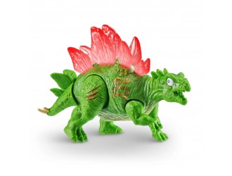 Figurina dinozaur surpriza in ou Smashers - Mini Dino Light-Up S5, ZURU, Stegosaurus