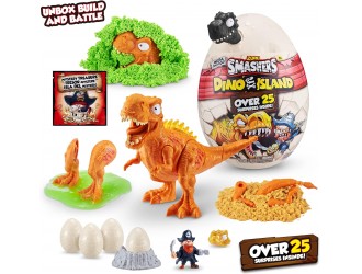 Figurina dinozaur surpriza in ou Smashers - Mega LightUp Dino, S5, 21 cm, ZURU