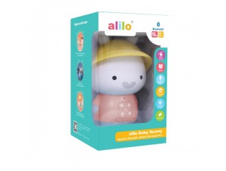 Iepuras interactiv cu povesti si cantece, roz, Alilo Baby Bunny, RO/EN