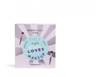 Paleta cu 108 farduri pentru ochi si 8 farduri obraz New Rules Magic Studio