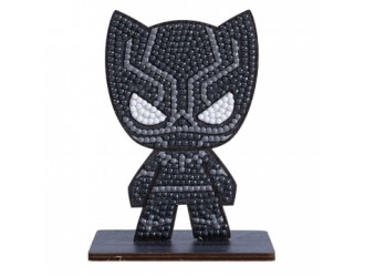 Set de creatie cu diamante Black Panther Craft Buddy, Crystal Art