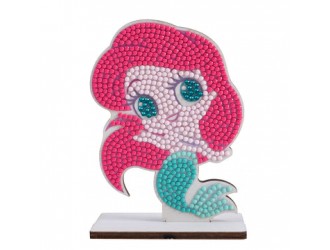 Set de creatie cu diamante Little Mermaid Craft Buddy, Crystal Art