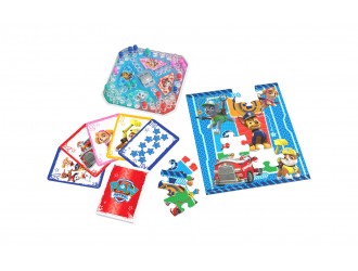 Set jocuri de masa 3 in 1 Paw Patrol