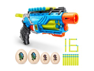 Pistol X-Shot Dino Attack Dino Striker, 16 cartuse