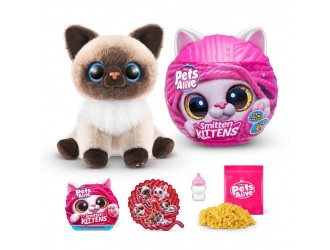 Jucarie de plus surpriza Motanas Interactiv, Smitten Kittens Pets Alive