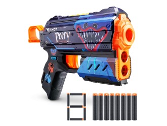 Pistol X-Shot Skins Flux, 8 cartuse, Poppy Playtime, Jumpscare