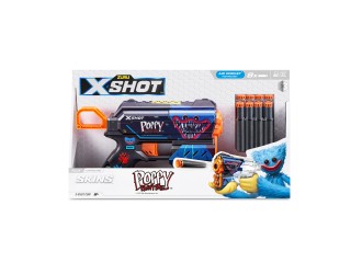 Pistol X-Shot Skins Flux, 8 cartuse, Poppy Playtime, Jumpscare