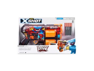 Pistol X-Shot Skins Dread, 12 cartuse, Poppy Playtime, Toony