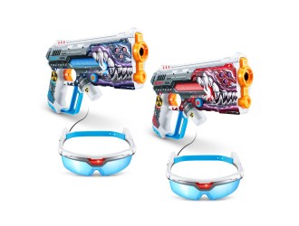Set 2 blastere laser si ochelari X-Shot Skins Laser 360