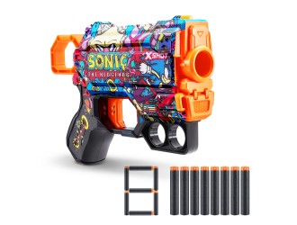 Pistol X-Shot Skins Menace, Sonic, Robotnik, 8 cartuse