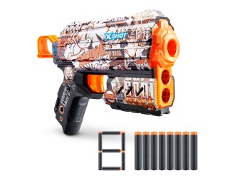 Pistol X-Shot Skins Flux, Sonic, Retro, 8 cartuse