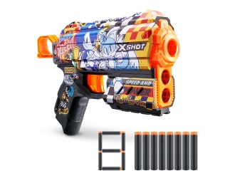 Pistol X-Shot Skins Flux, Sonic, Super Speed, 8 cartuse