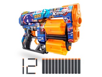 Blaster X-Shot Skins Dread, Sonic, Race Team, 12 cartuse