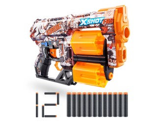 Blaster X-Shot Skins Dread, Sonic, Retro, 12 cartuse