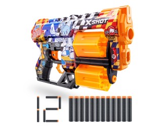 Blaster X-Shot Skins Dread, Sonic, Super Speed, 12 cartuse
