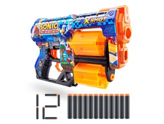 Blaster X-Shot Skins Dread, Sonic, Mega, 12 cartuse