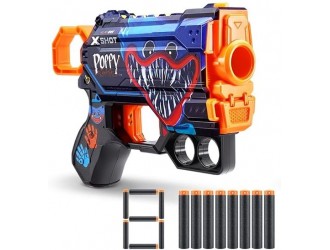 Pistol X-Shot Skins Menace, Poppy Playtime, Jumpscare, 8 cartuse