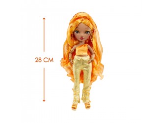 Papusa Meena Fleur Rainbow High S4 cu accesorii