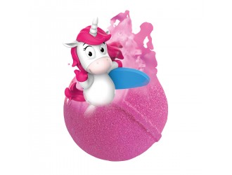Bomba de baie parfumata cu figurina unicorn surpriza in interior, Inkee