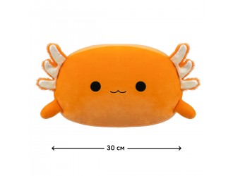 Jucarie de plus 30 cm Axolotl portocaliu - Nico, Squishmallows