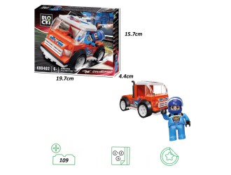 Set de constructie 100 el. Grand Tour-Truck Race Team, Blocki
