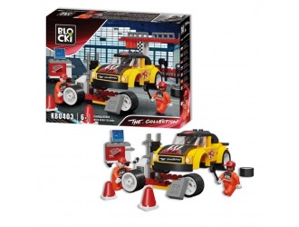 Set de constructie 195 el. Racing Car Service, Blocki