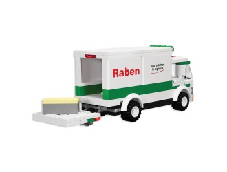Set de constructie 161 el. Camion mic Raben logistics, Blocki