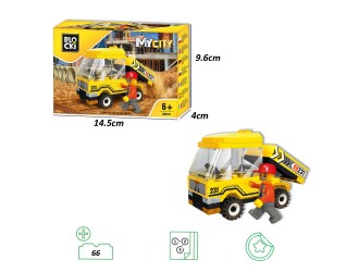 Set de constructie 66 el. Mini Basculanta Blocki MyCity