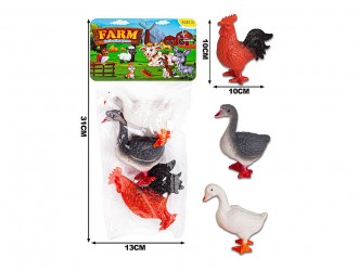 Set figurine Pasari domestice 10cm