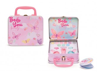 Trusa machiaj in cutie metalica BeYou