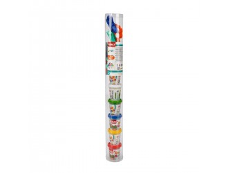 Set pasta de modelat 6 culori cu 6 forme de modelat Crafy Fun Dough 6 x 50g
