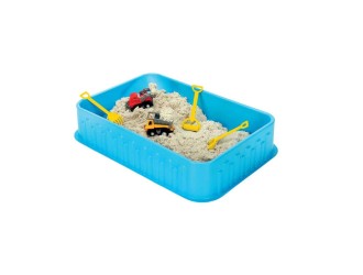 Set nisip kinetic "Constructie" 7 el. Crafy Fun Sand 1 x 250 gr