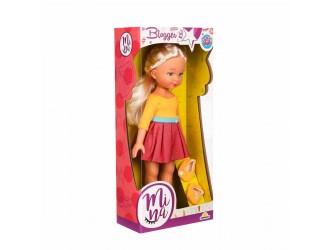 Papusa Mina Bloggerita, Dollz n More, 35 cm