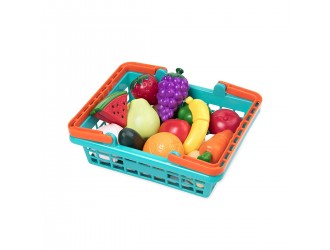 Set de joaca Cos legume cu fructe pe lipici Battat