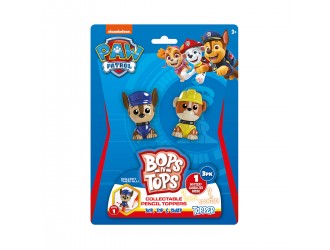 Set 3 figurine-toppere de colectie - Eroi Paw Patrol, Bop n Tops