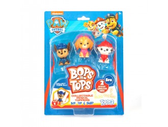 Set 5 figurine-toppere de colectie - Eroi Paw Patrol, Bop n Tops