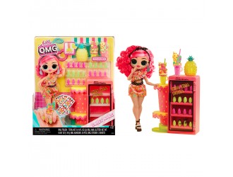 Set de joaca cu papusa L.O.L. Surprise! seria O.M.G Sweet Nails – Cha Cha Boba