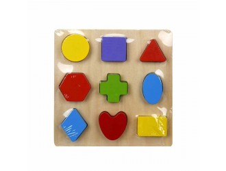 Jucarie din lemn Sorter Forme 20 x 2,5 x 20 cm
