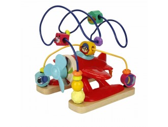 Jucarie din lemn Labirint - Avion 20 x 20 x 25,1 cm  Top Bright