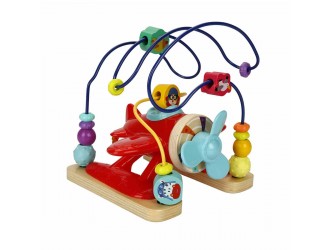Jucarie din lemn Labirint - Avion 20 x 20 x 25,1 cm  Top Bright