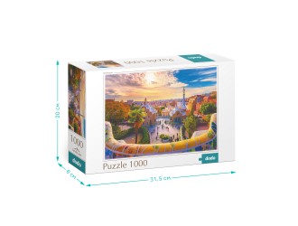 Puzzle Park Guell in Barcelona. Spain, 1000 el. Dodo