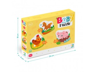 Puzzle 3 in 1, O zi la Ferma, Dodo