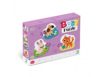 Puzzle 3 in 1 Animale de companie Dodo