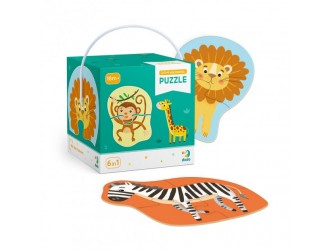 Puzzle 2-3-4 elemente Animale salbatice Dodo